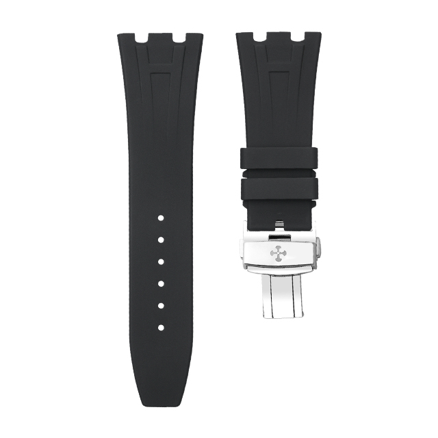 Vagenari维瑞亚橡胶表带适用于爱彼皇家橡树37mm 15450钢带表款