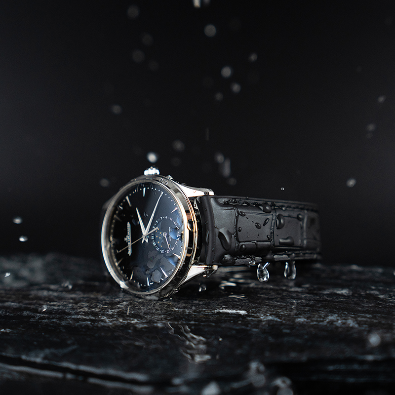 【仿鳄鱼皮纹】维瑞亚VAGENARI橡胶表带适用于积家大师39mm