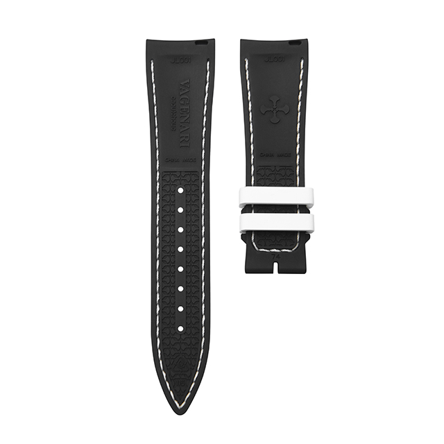 【仿鳄鱼皮纹】维瑞亚VAGENARI橡胶表带适用于积家大师39mm