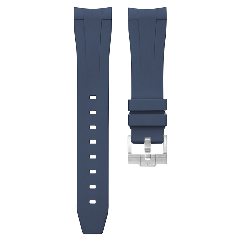 维瑞亚橡胶表带适用于劳力士潜航者 41mm 126610.126613.124060 针扣款