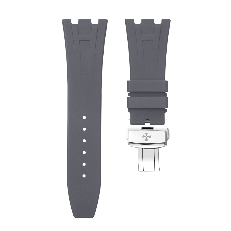 Vagenari维瑞亚橡胶表带适用于爱彼皇家橡树37mm 15450钢带表款