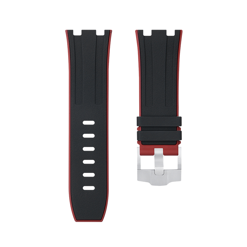 【双色】维瑞亚橡胶表带适用于皇家橡树离岸潜水 42mm 15710.15703.26703