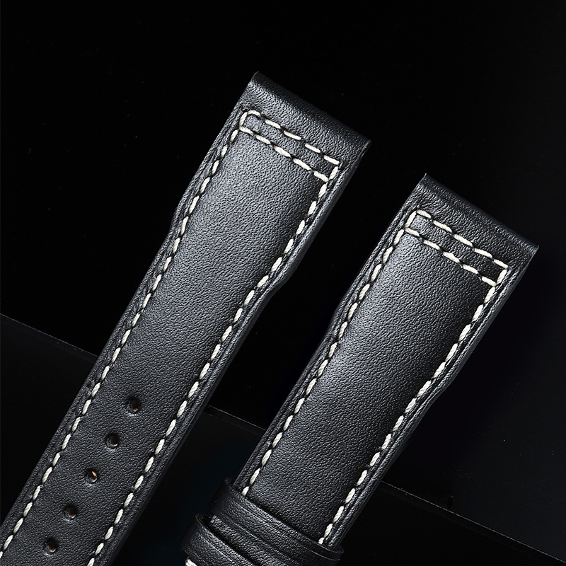 维瑞亚小牛皮表带适用于万国飞行员计时41mm